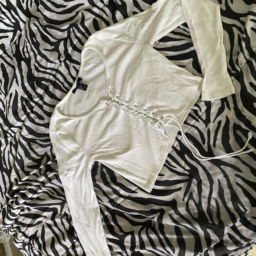 Forever 21 Long Sleeve Crop Top